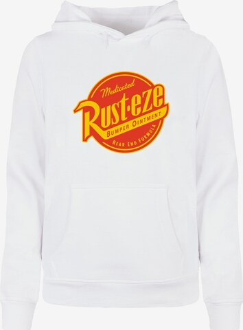 ABSOLUTE CULT Sweatshirt 'Cars - Rust-eze' in Wit: voorkant