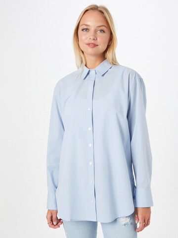 Abercrombie & Fitch Blouse in Blauw: voorkant