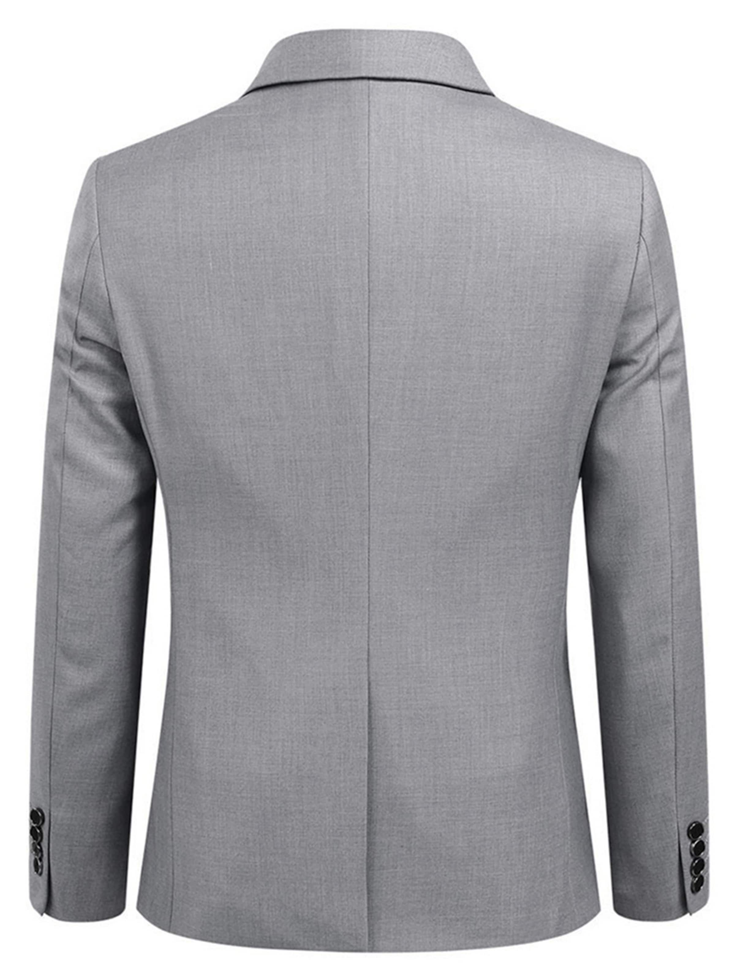 Youthup Slim fit Suit Jacket in Grey