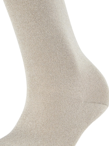 FALKE Socken 'Shiny'‌‌‌‌‌‌‌ in Silber