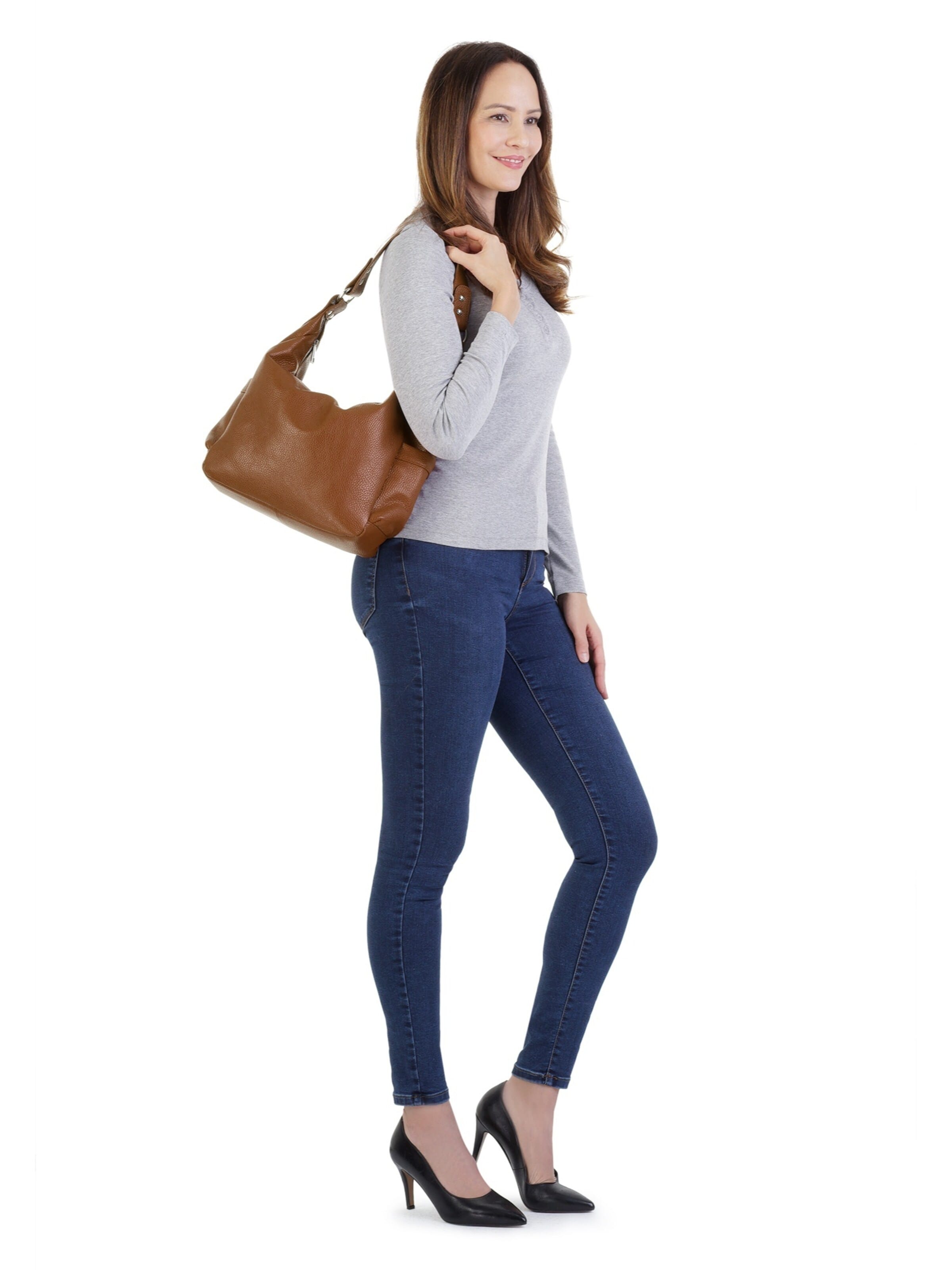 Sac bandoulière Samantha Look en marron