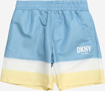 Shorts de bain DKNY en bleu : devant