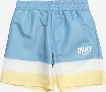 DKNY - Bermudas en azul: frente