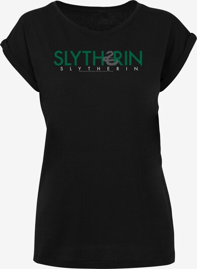 Maglietta 'Harry Potter Slytherin' F4NT4STIC di colore grigio basalto / verde scuro / nero / bianco, Visualizzazione prodotti