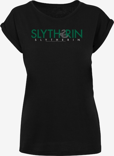 F4NT4STIC T-shirt 'Harry Potter Slytherin' en gris basalte / vert foncé / noir / blanc, Vue avec produit