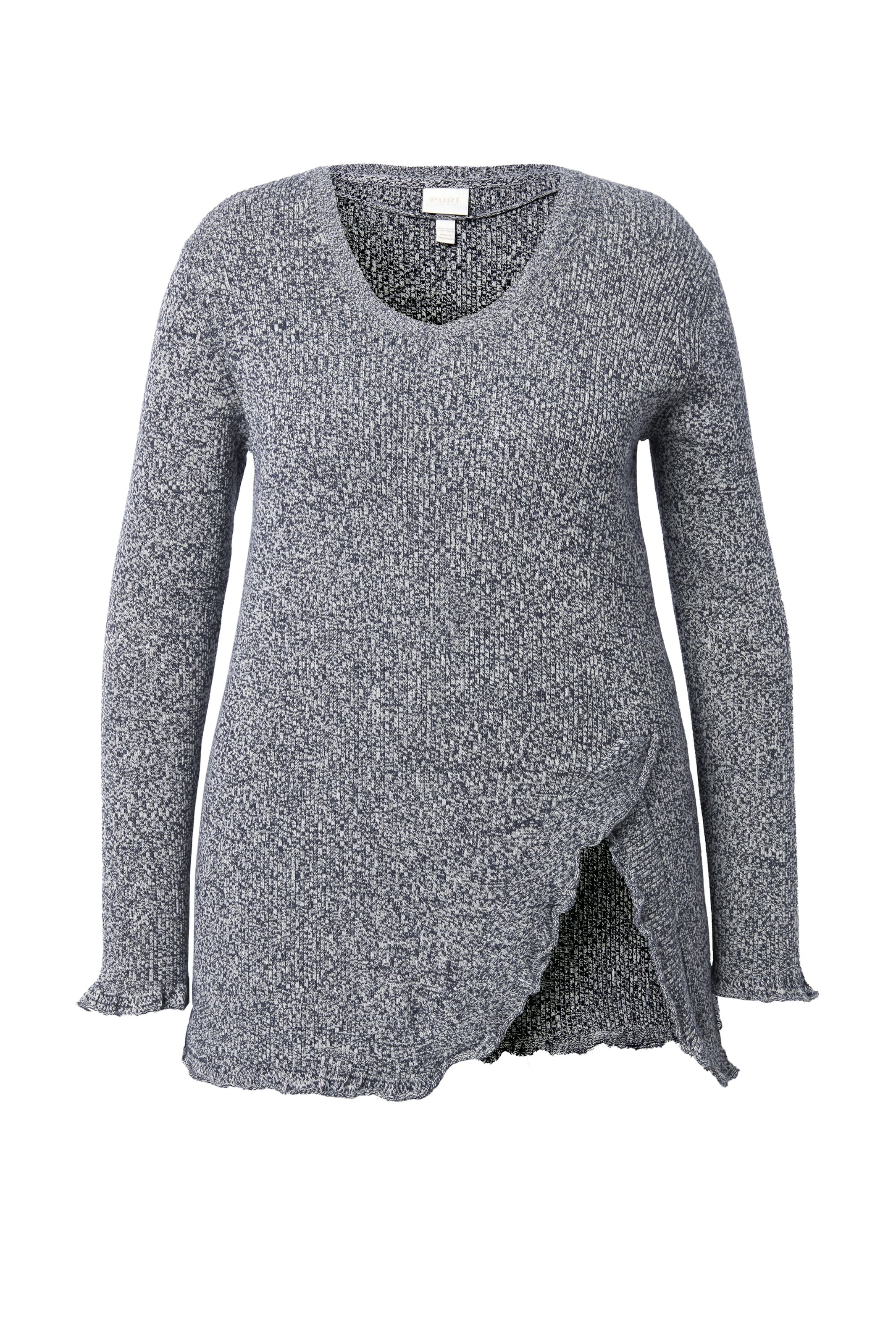 Ulla Popken Pullover in Grau: Vorderseite