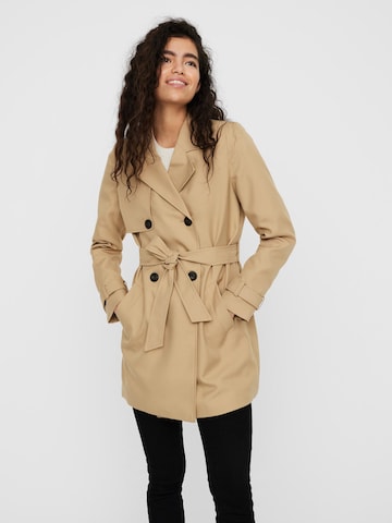 VERO MODA Between-Seasons Coat 'CELESTE' in Beige: front