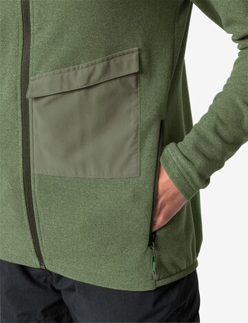 VAUDE Athletic Fleece Jacket 'Yaras' in Green