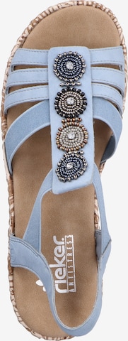 Rieker Strap Sandals in Blue