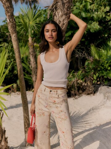 Friends Like These - Loosefit Calças de ganga em bege