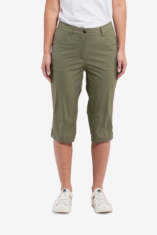 ICEPEAK Slim fit Outdoor Pants 'Attica' in Green: front