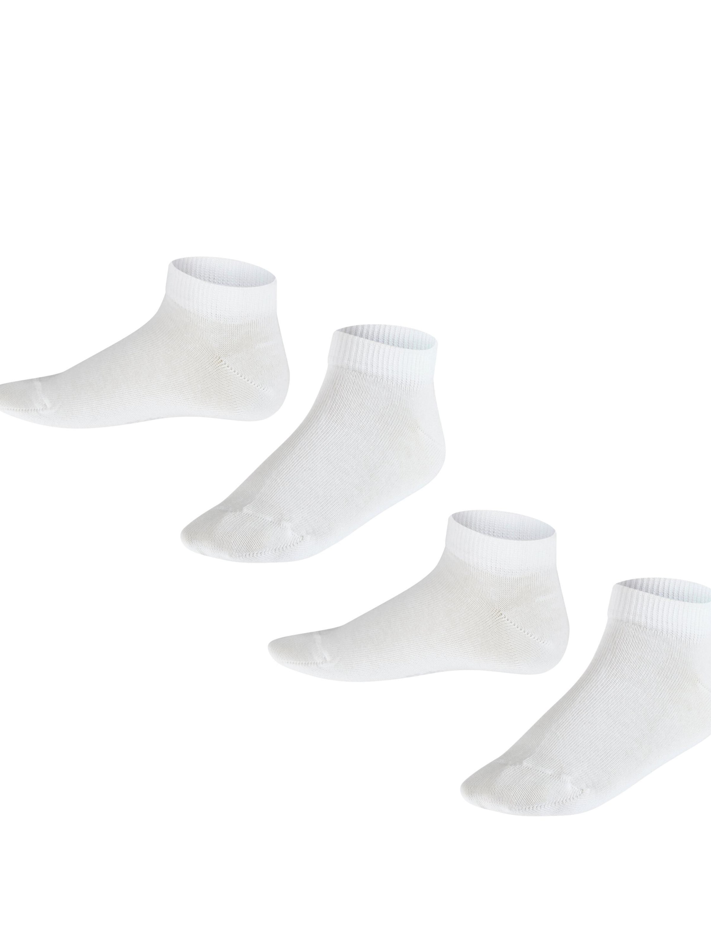 FALKE Socks 'Happy 2-Pack' in White: front