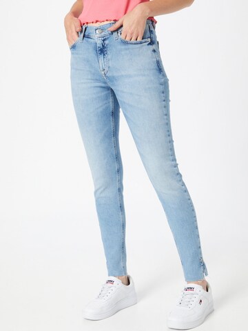 Tommy Jeans Skinny Jeans 'NORA' i blå: framsida