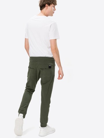 REPLAY Tapered Broek in Groen