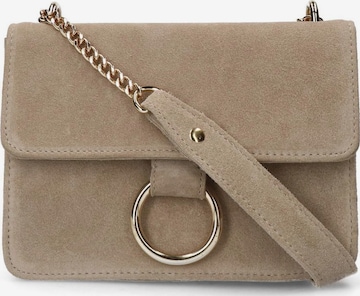 MANFIELD Umhängetasche in Beige: Vorderseite