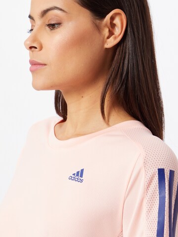 T-shirt fonctionnel 'Own the Run' ADIDAS SPORTSWEAR en rose