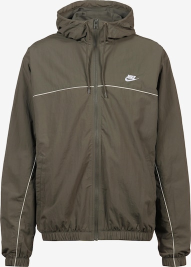 Nike Sportswear Välikausitakki 'Club Athlete' värissä khaki / musta / valkoinen, Tuotenäkymä