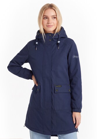 Schmuddelwedda Tussenparka in Blauw: voorkant
