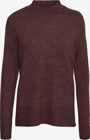 VERO MODA Sweater 'Lefile' in Brown: front