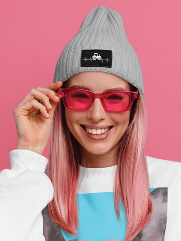 Youth Designz Beanie 'Heartbeat Traktor' in Grey