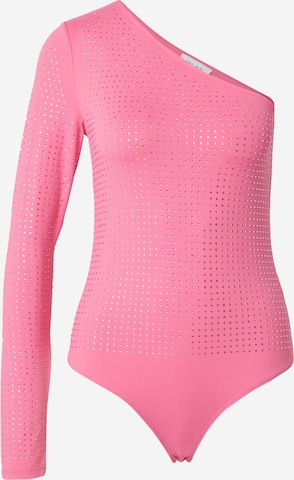 Tricou de la MYLAVIE by Sarah Harrison pe roz: față