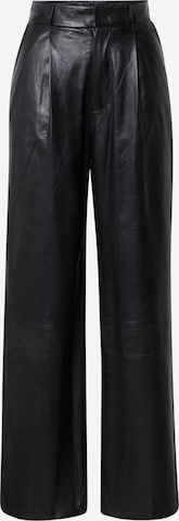 Wide Leg Pantalon 'GOYA' OAKWOOD en noir : devant