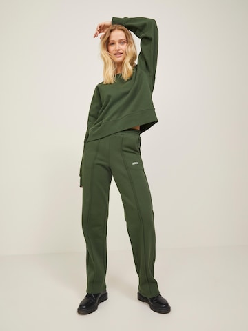 JJXX Regular Pleated Pants 'Camilla' in Green