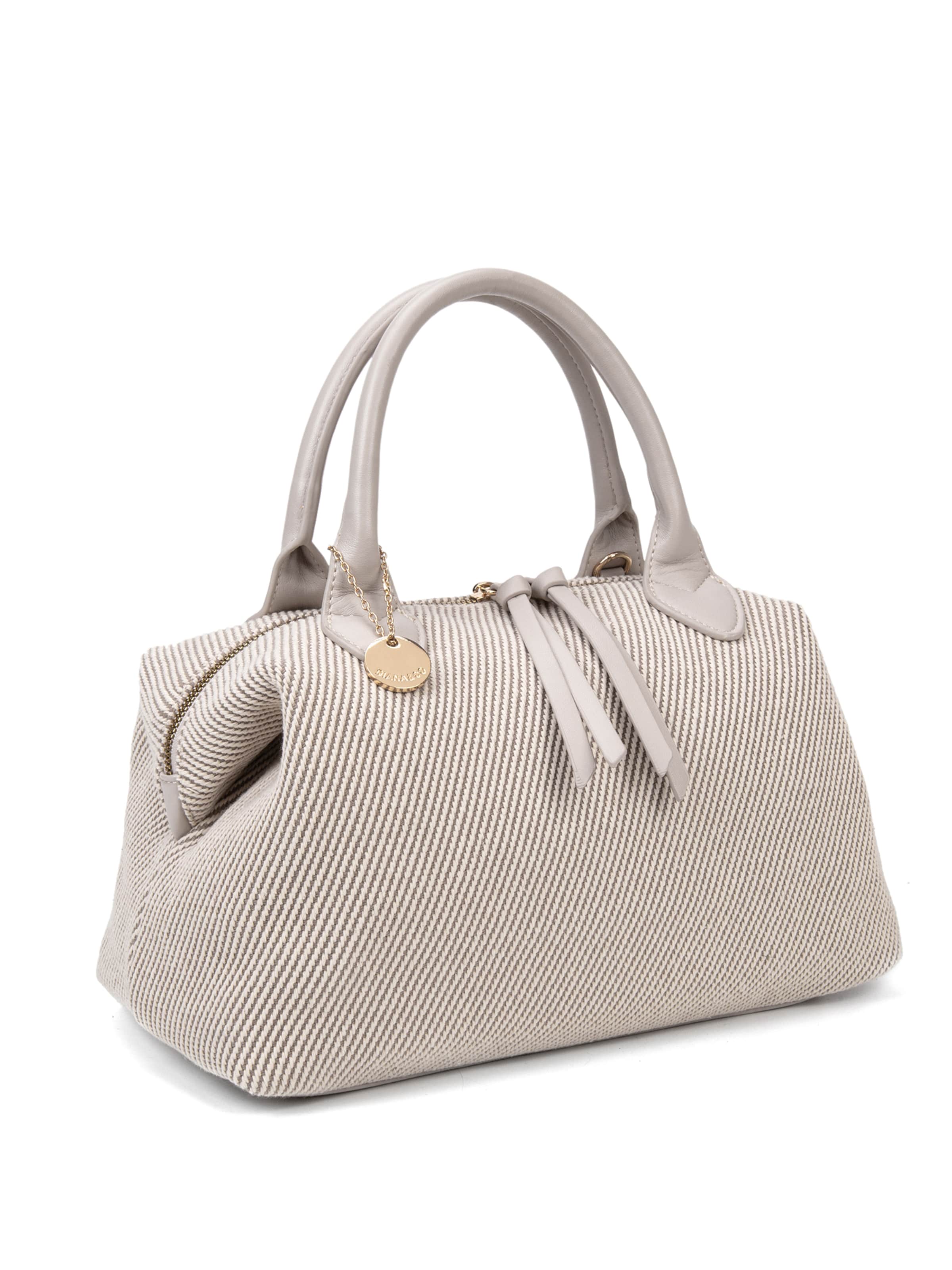 Borsa a mano di Diana&Co. in beige: frontale