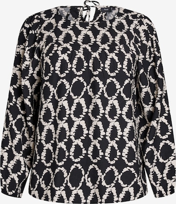 ZizziBluza 'Vellen' - crna boja: prednji dio