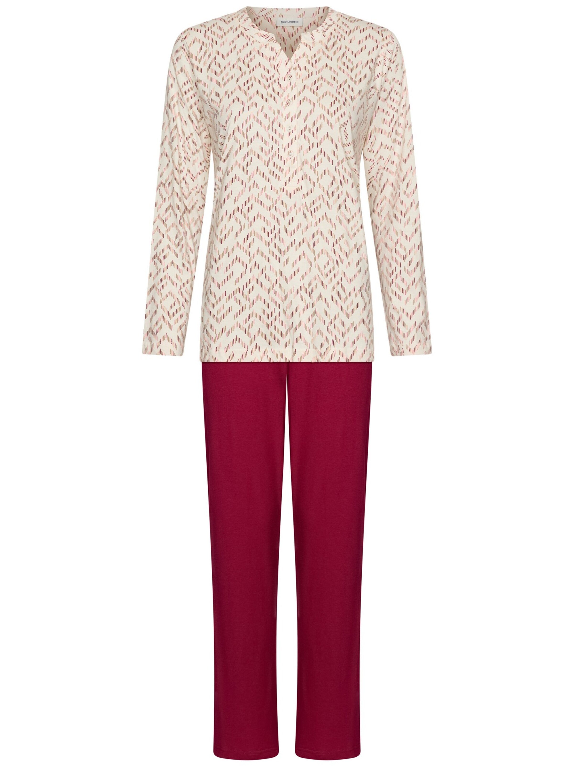 Pastunette Pyjama‌‌ in Beige: Vorderseite