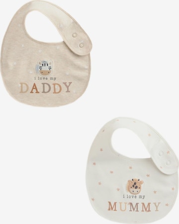 smėlio Next Seilinukas 'I Love My Mummy/Daddy': priekis