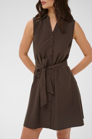 Robe-chemise 'KAgiga' Kaffe en marron