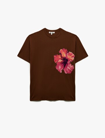 Koton T-Shirt in Braun