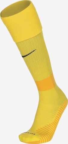 NIKE Soccer Socks 'MatchFit Team' in Yellow: front