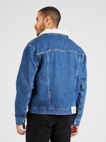 Calvin Klein Jeans Φθινοπωρινό και ανοιξιάτικο μπουφάν '90's Sherpa' σε μπλε