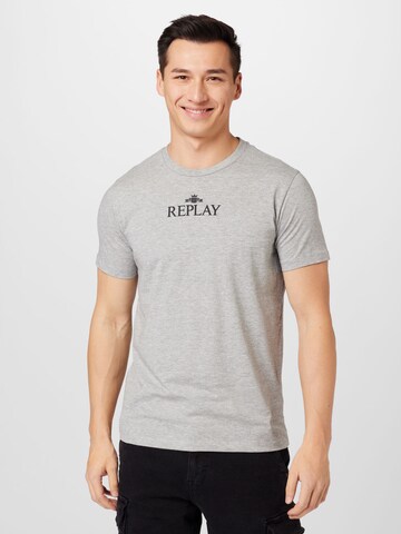 REPLAY T-Shirt in Grau: predná strana