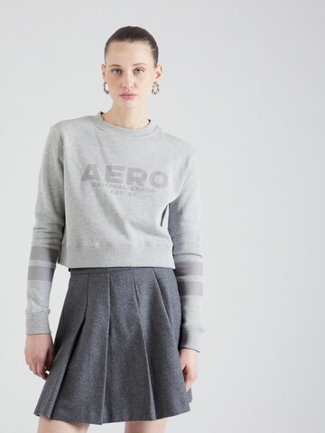 Sweat-shirt AÉROPOSTALE en gris : devant