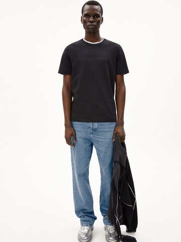 ARMEDANGELS T-Shirt JAAMES (GOTS) in Schwarz: Vorderseite