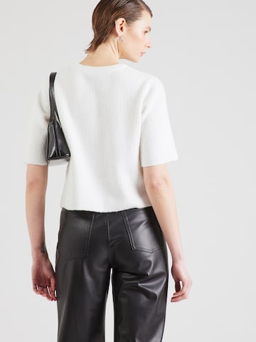 PIECES Knit cardigan 'PCSilly' in White