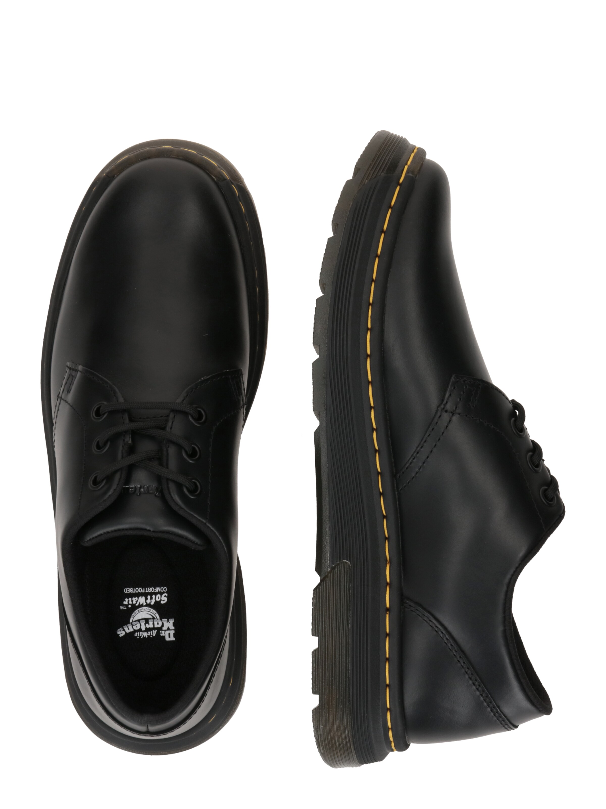 melns Dr. Martens Kurpes ar šņorēm 'Crewson Lo'