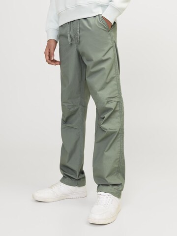 Jack & Jones Junior Loosefit Broek in Groen: voorkant