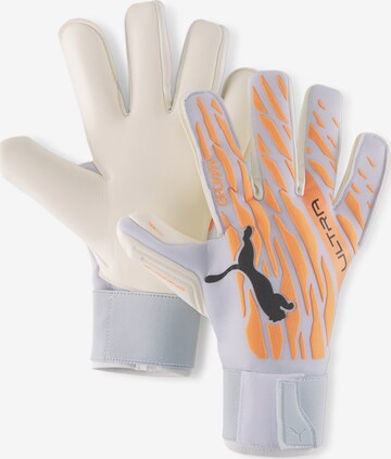 PUMA Athletic Gloves 'ULTRA Grip 1 Hybrid Pro' in Grey: front