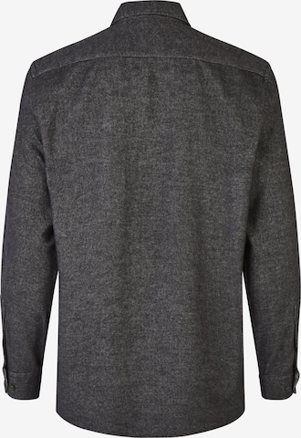 HECHTER PARIS Regular fit Button Up Shirt in Grey