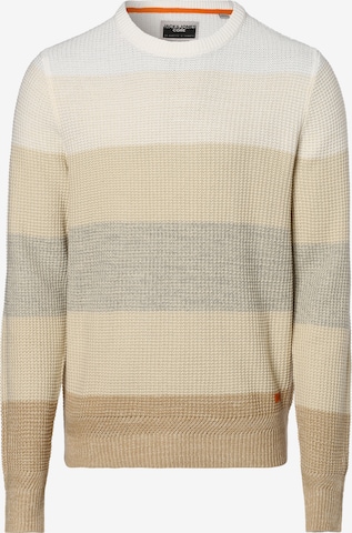 JACK & JONES Sweater 'Orion' in Beige: front