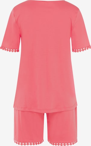 Hanro Short Pajama Set ' Rosa ' in Pink