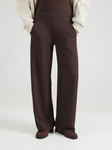 JDY Широкий Штаны 'JDYLOUISVILLE CATIA' в Коричневый: спереди