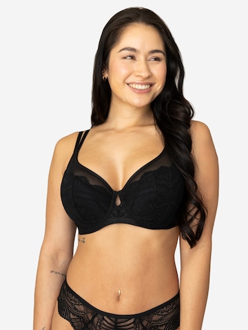 SugarShape Classic Bra 'Sensla Luxe' in Black: front