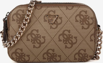 GUESS - Bolso de hombro 'Noelle' en marrón: frente