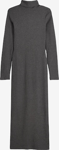 Bershka Stickad klänning i grå: framsida