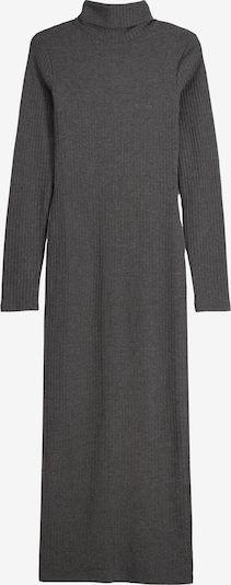 Bershka Robes en maille en graphite, Vue avec produit